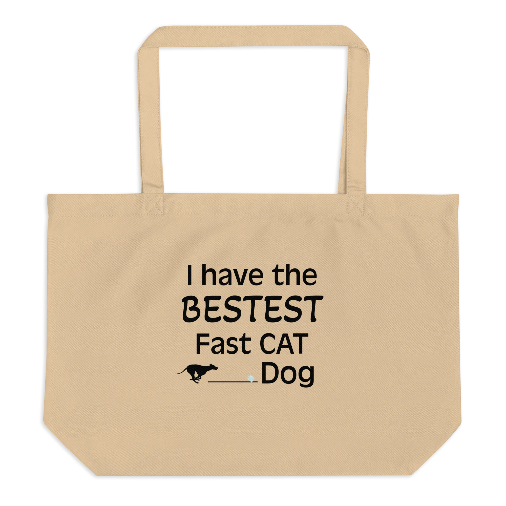 Bestest Fast CAT Dog X-Large Tote/ Shopping Bags
