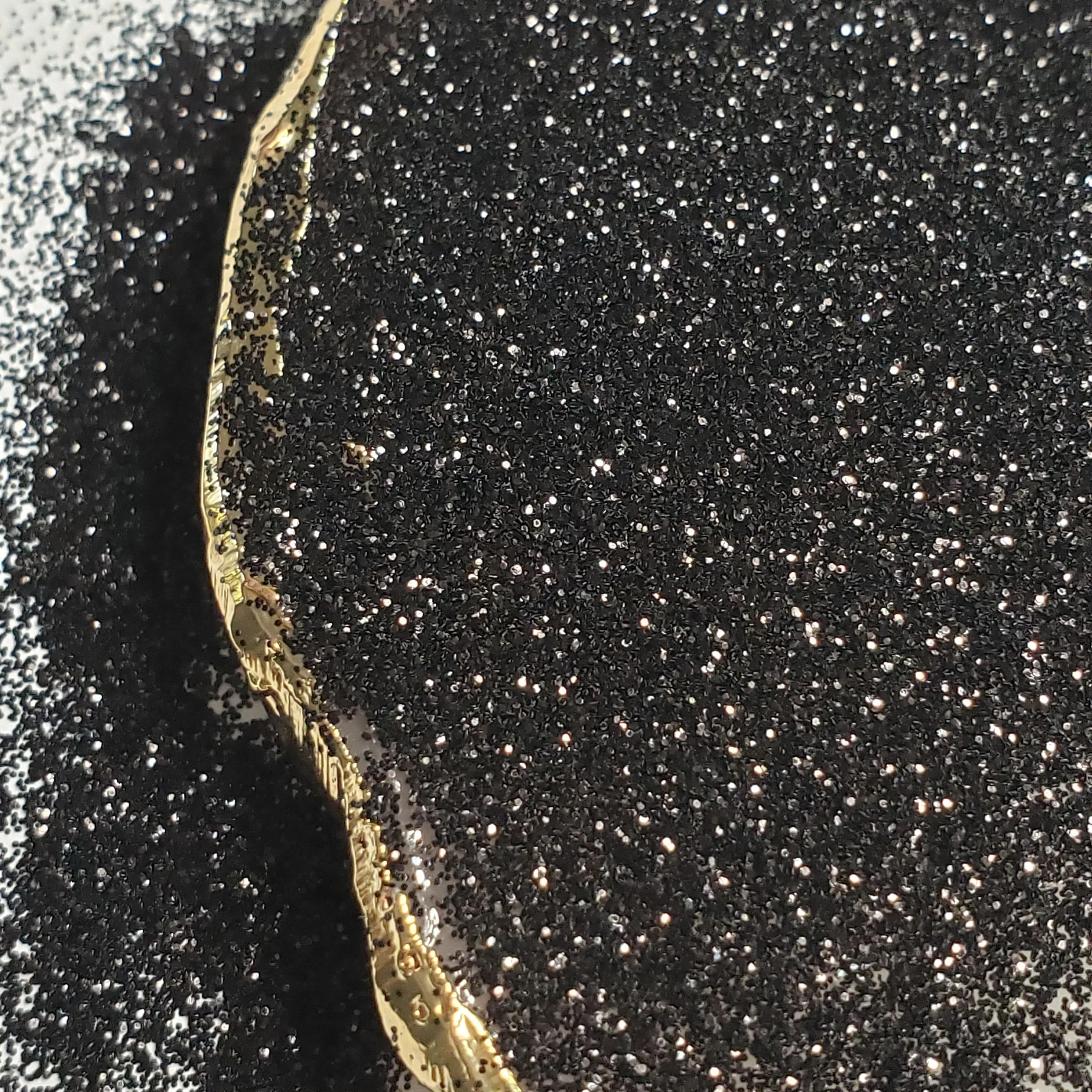 Black Glitter