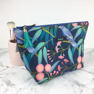 Blossom Bird Large Makeup Bag.