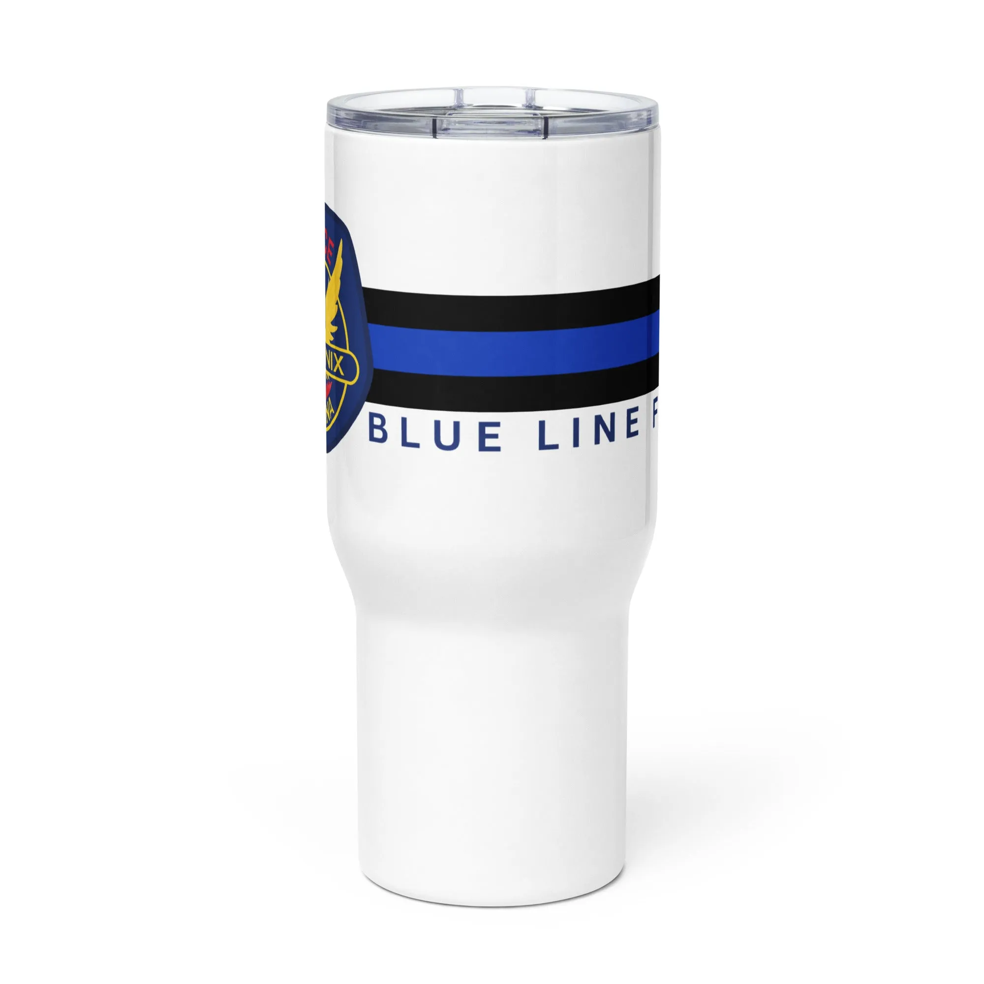 Blue Line Family Travel Mug