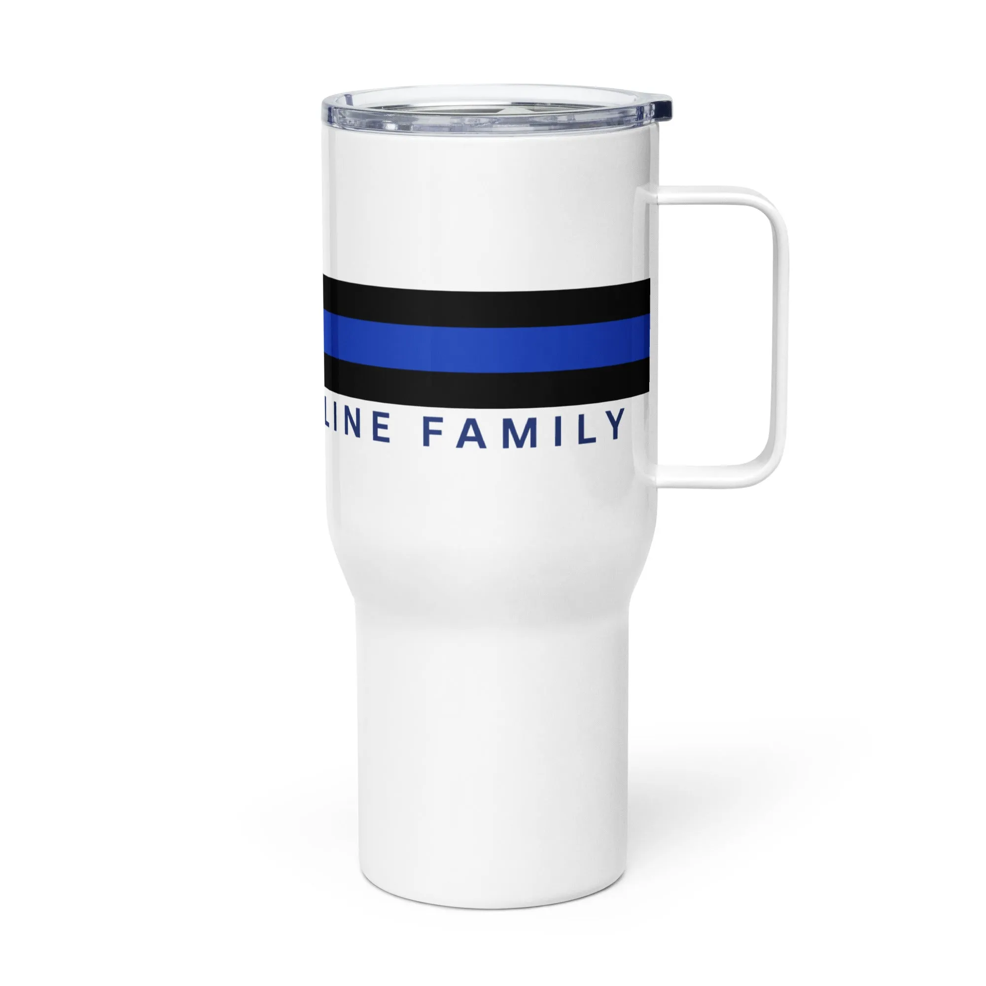Blue Line Family Travel Mug