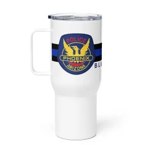 Blue Line Family Travel Mug