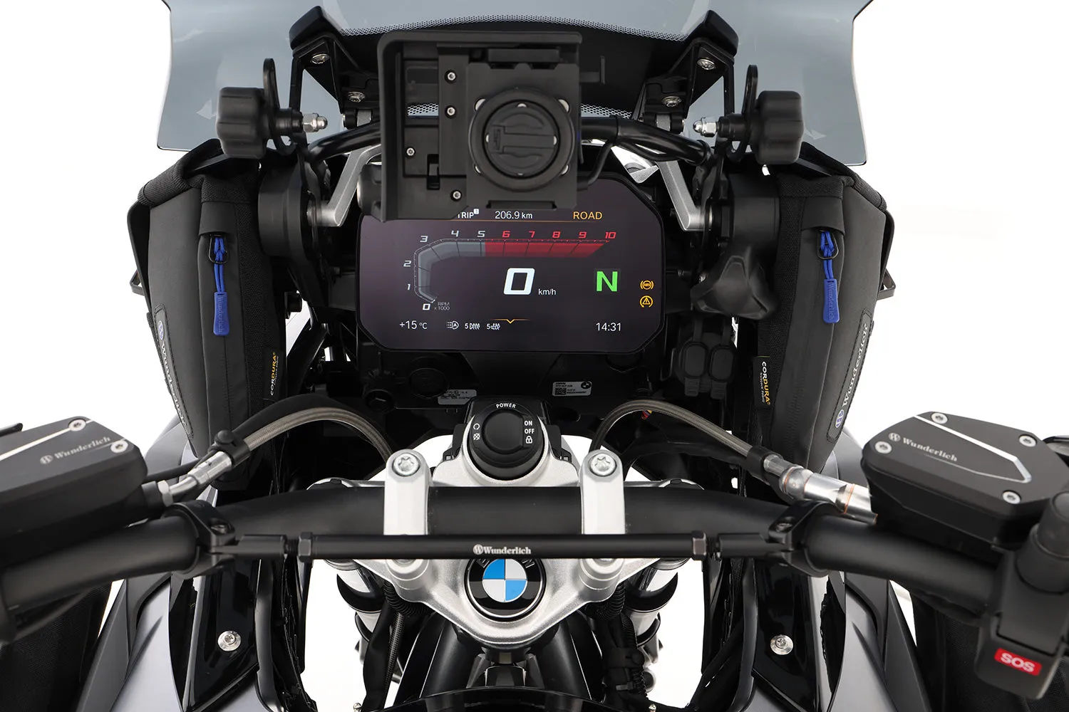 BMW R Ser GS Pouches - Fairing Bags (Black)