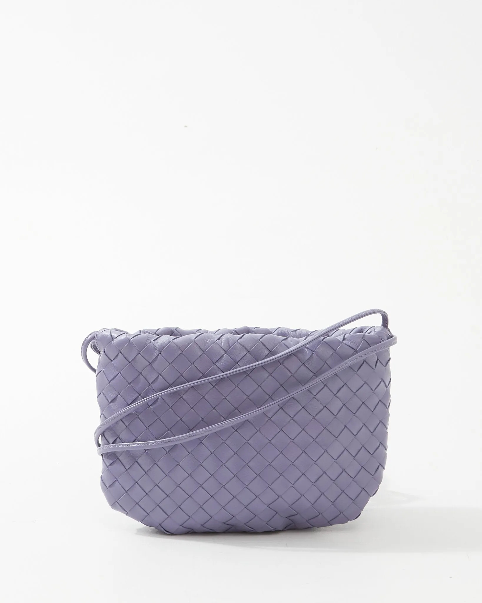 Bottega Veneta Lilac Intrecciato Leather Mini Bulb Bag