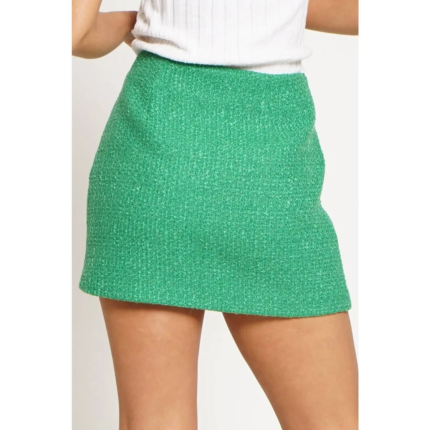 Boucle Mini Skirt