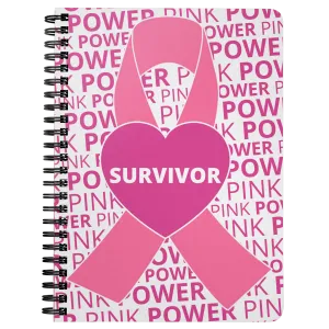 Breast Cancer Survivor Spiralbound Notebook Journal