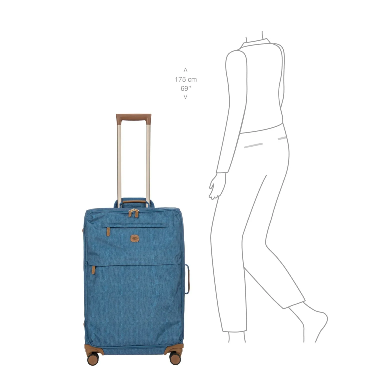 BRIC'S X-Travel 28" Medium Luggage With Front Access Opening Spinner
