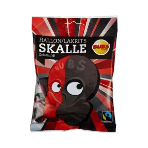 Bubs Raspberry & Licorice Skulls