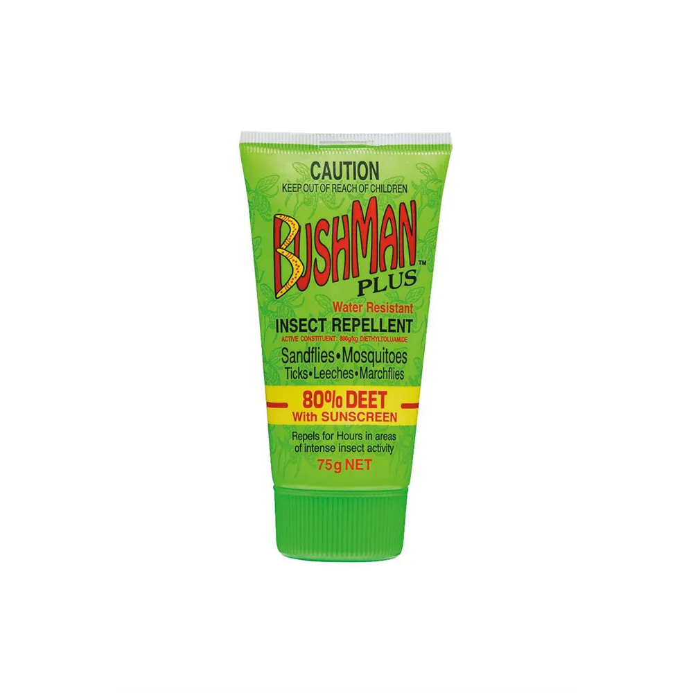 Bushman Plus DryGel 80% Deet with Sunscreen 75 g