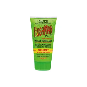 Bushman Plus DryGel 80% Deet with Sunscreen 75 g