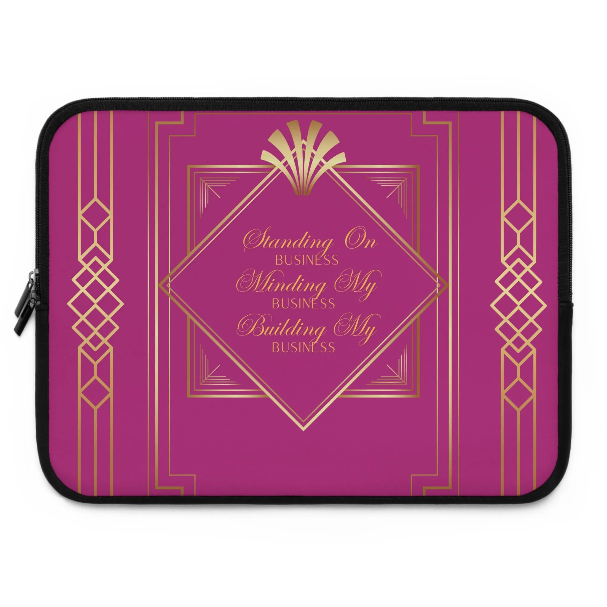 Business 2 (Pink) Laptop Sleeve