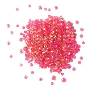 Buttons Galore & More - Shaker Embellishments - Crystalz Rhinestone Embellishments - Raspberry / CRZ103