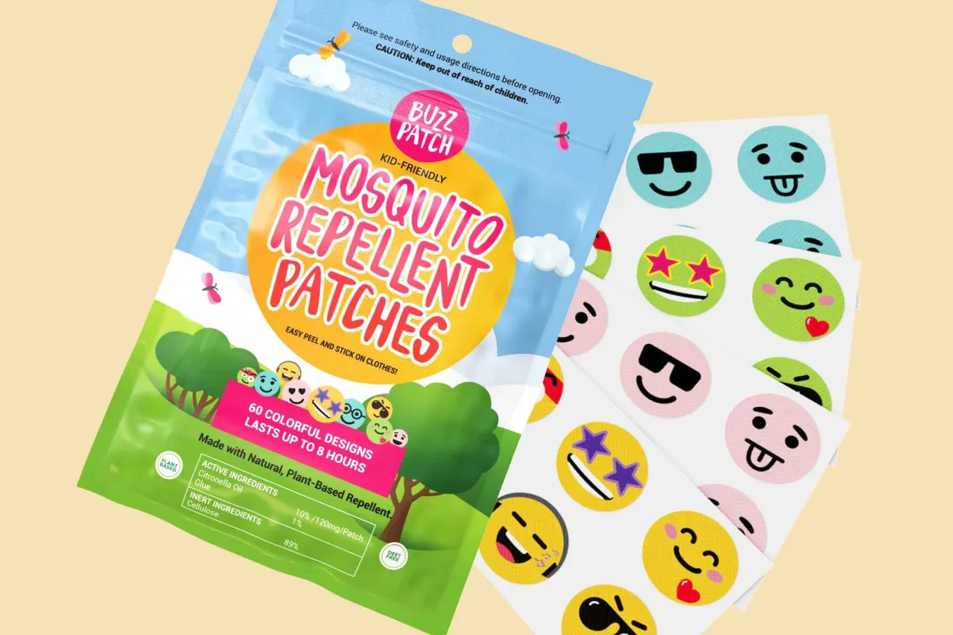 BuzzPatch Mosquito Repellent Patches