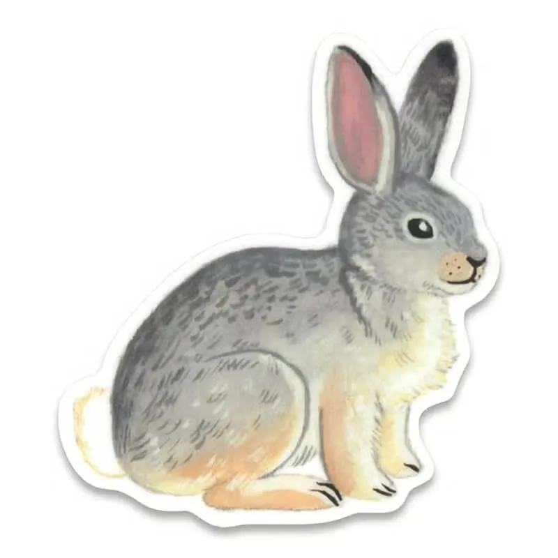 Cactus Club Rabbit Sticker
