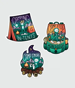 Camping Sticker Pack