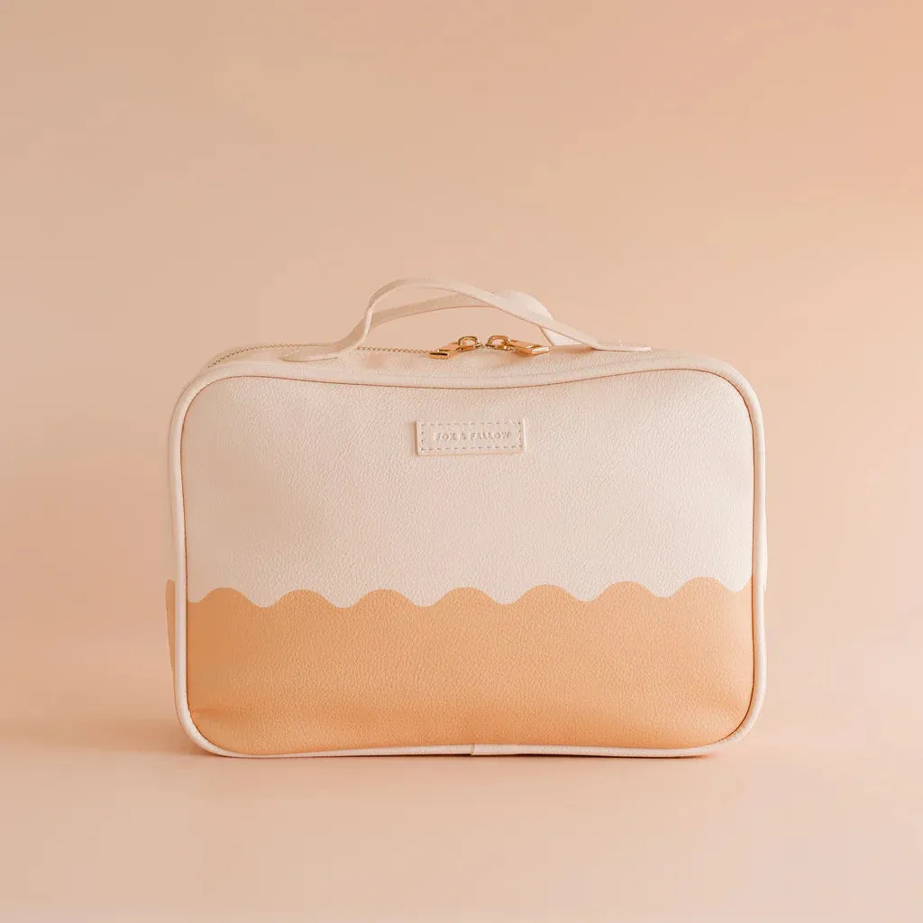 Caramel Ripple Cosmetic Bag