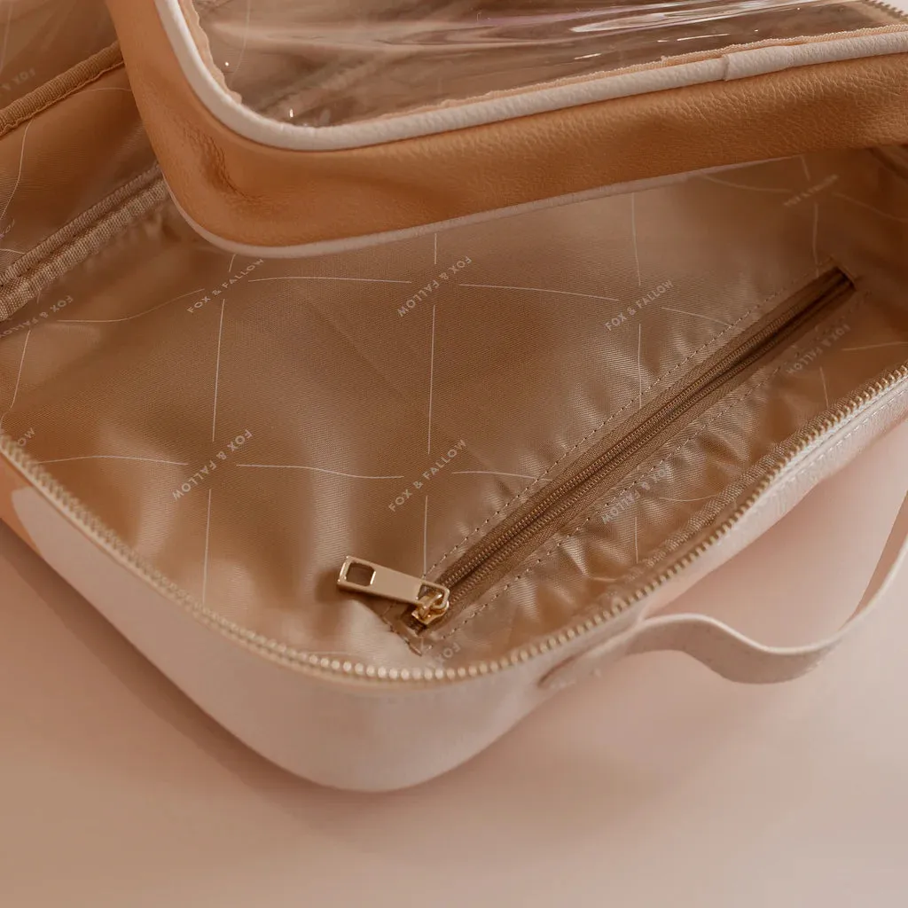 Caramel Ripple Cosmetic Bag