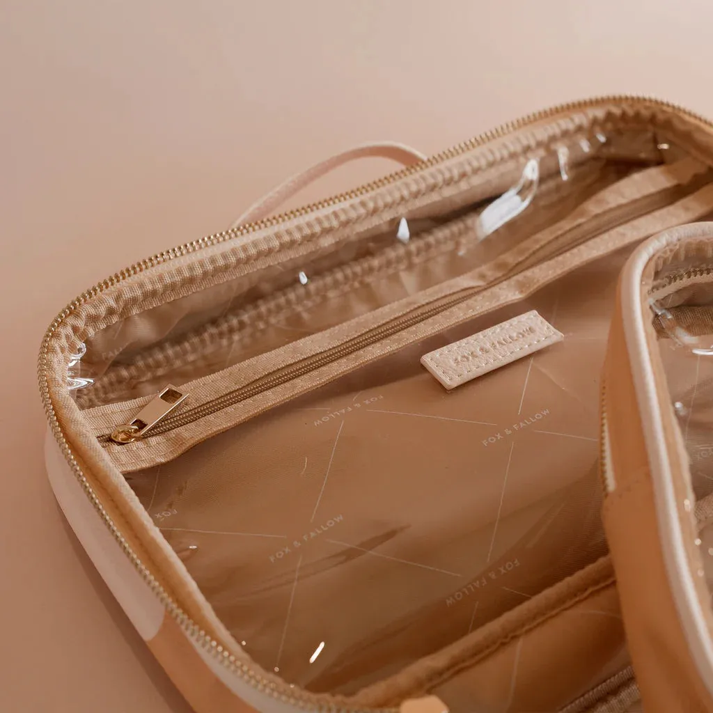 Caramel Ripple Cosmetic Bag