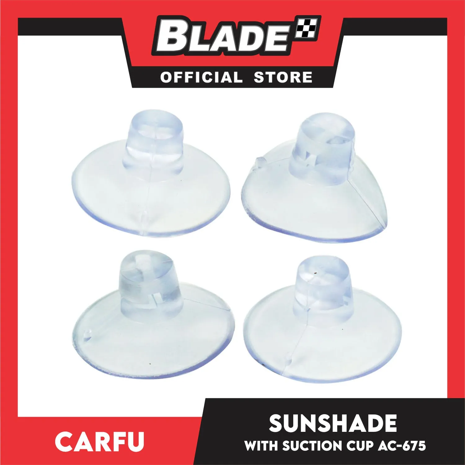 Carfu Sunshade With Suction AC-675