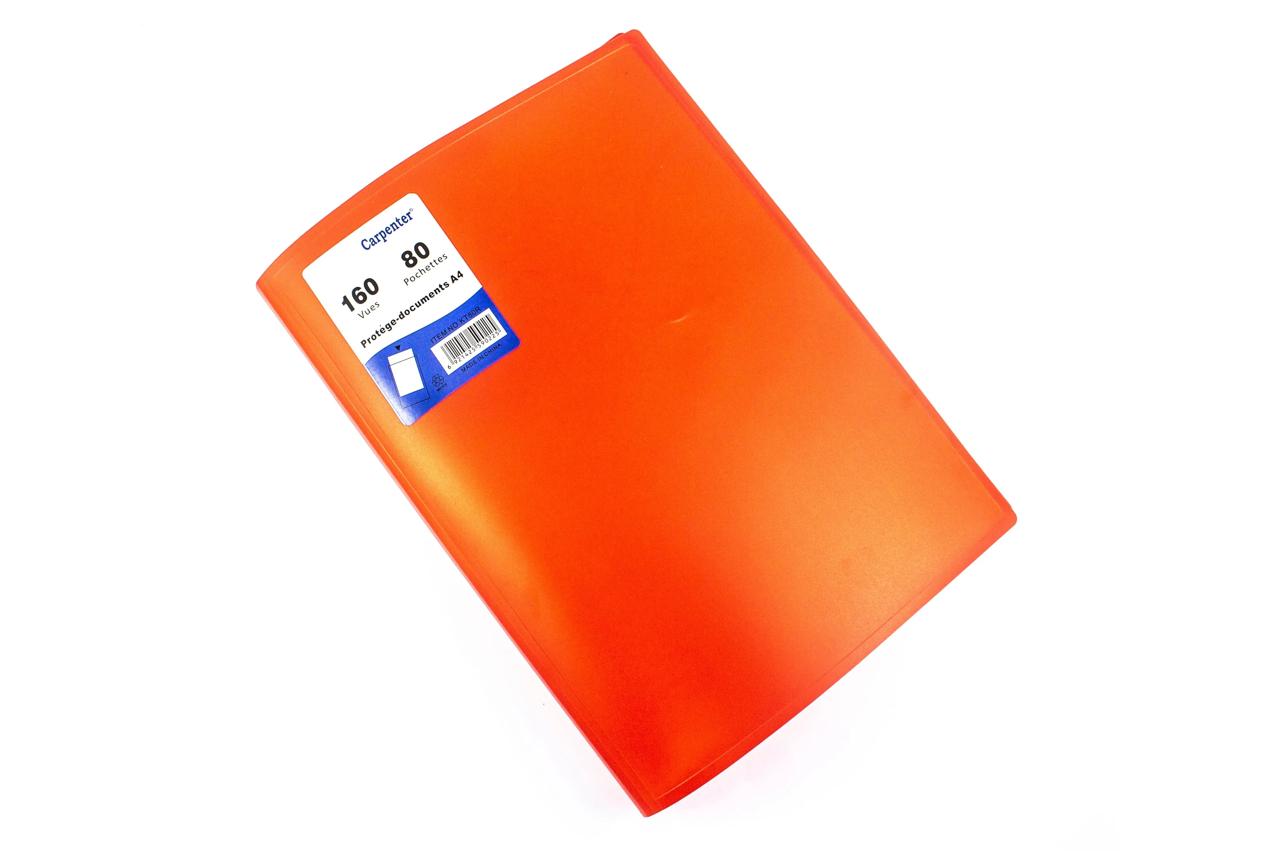 Carpenter Clear Book KT-80R 80 Pockets A4
