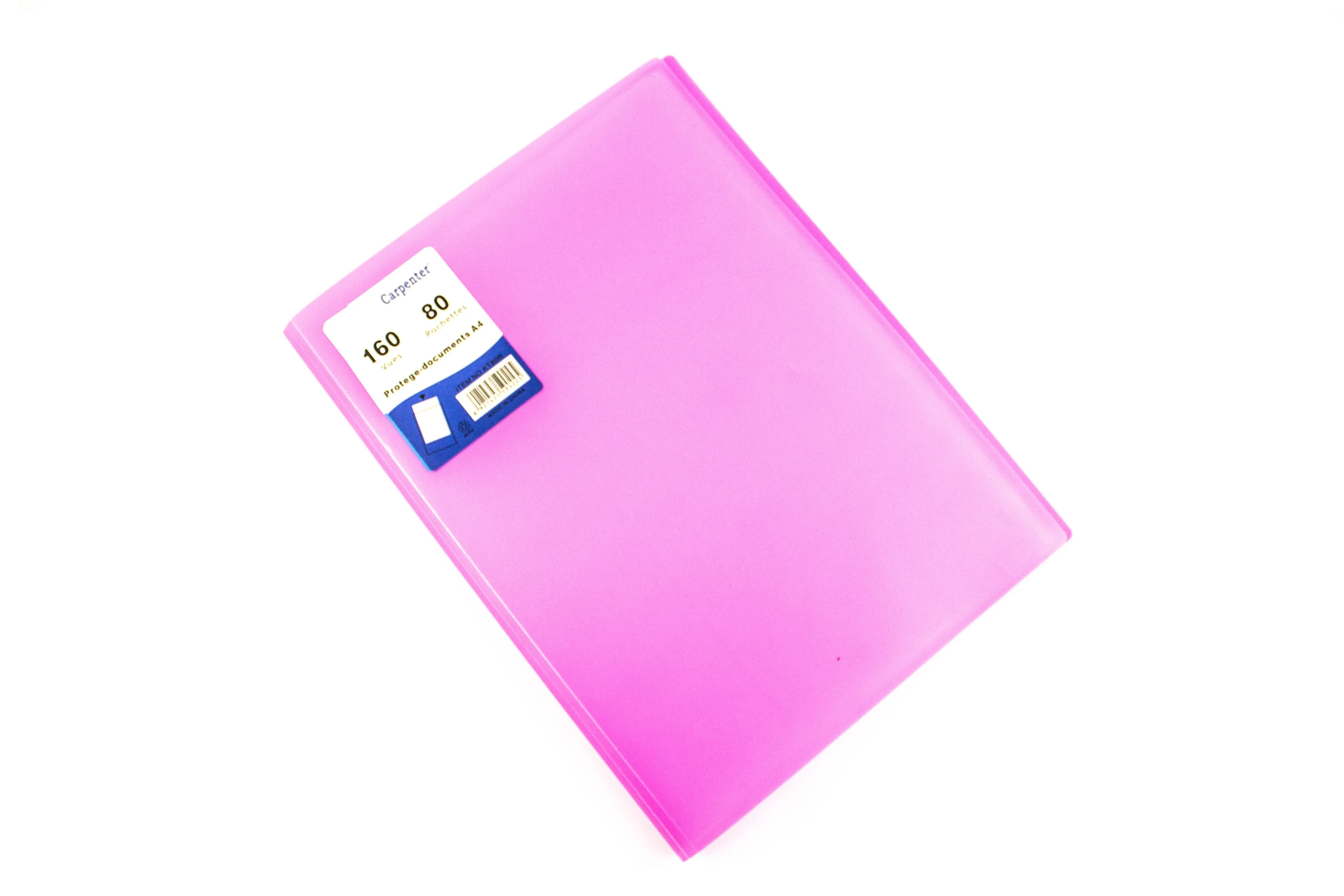Carpenter Clear Book KT-80R 80 Pockets A4
