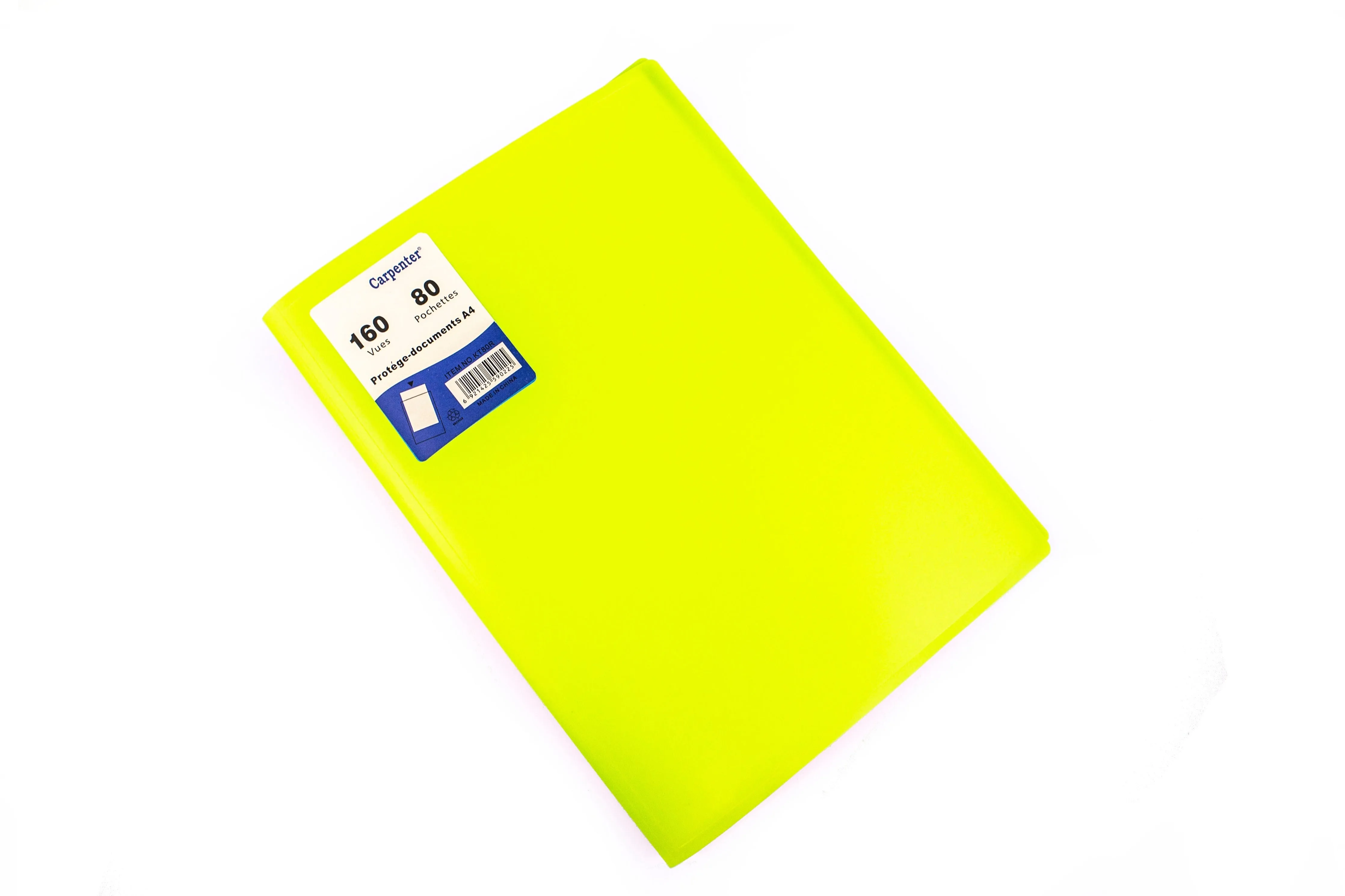 Carpenter Clear Book KT-80R 80 Pockets A4