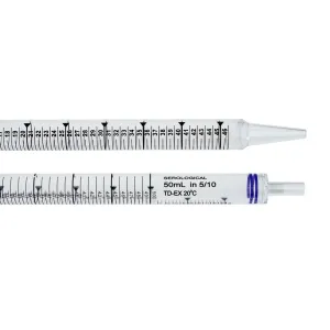 CELLTREAT 229250 50mL Pipet, Bulk Packed in Bags, Sterile (200/pk)