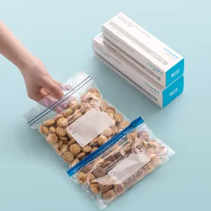 Chahua Anbers Food Storage Zipper Bags - Medium, 3D Design, 30 Pieces