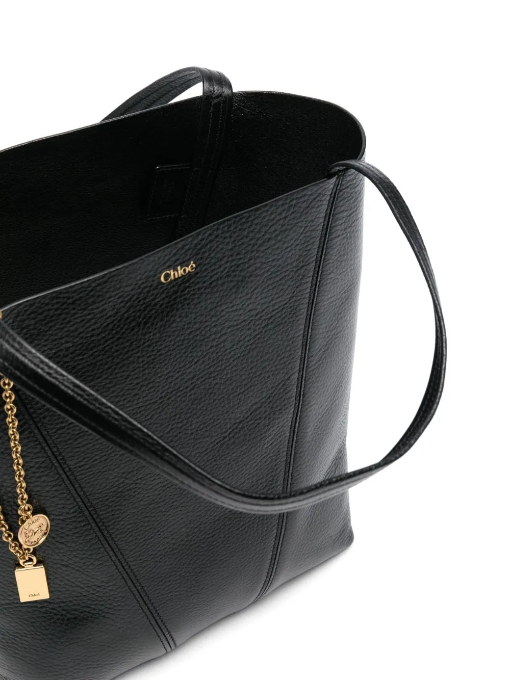 Chloé spin medium leathet tote