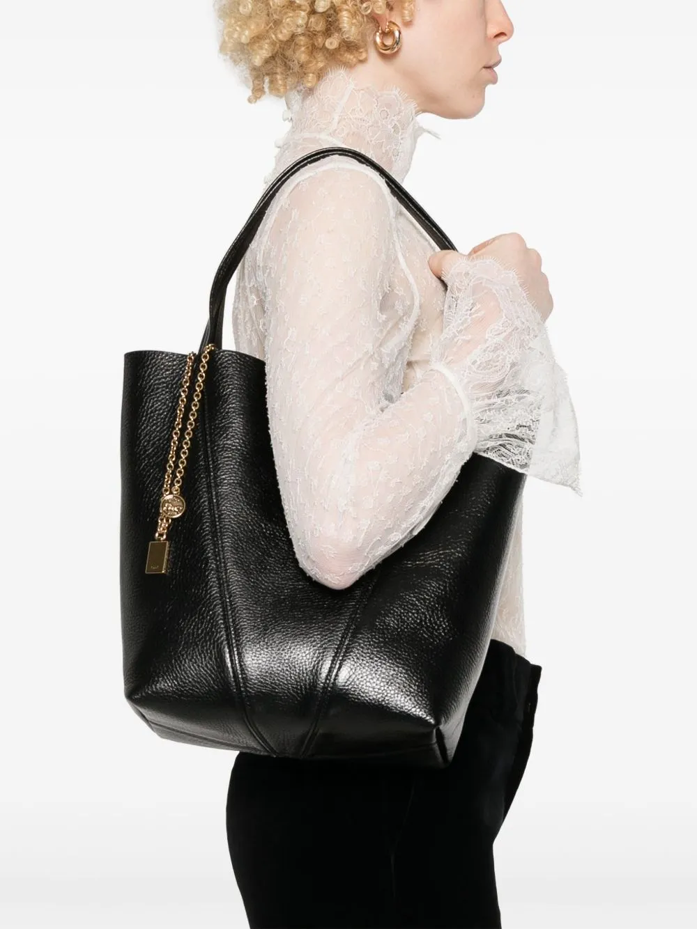 Chloé spin medium leathet tote