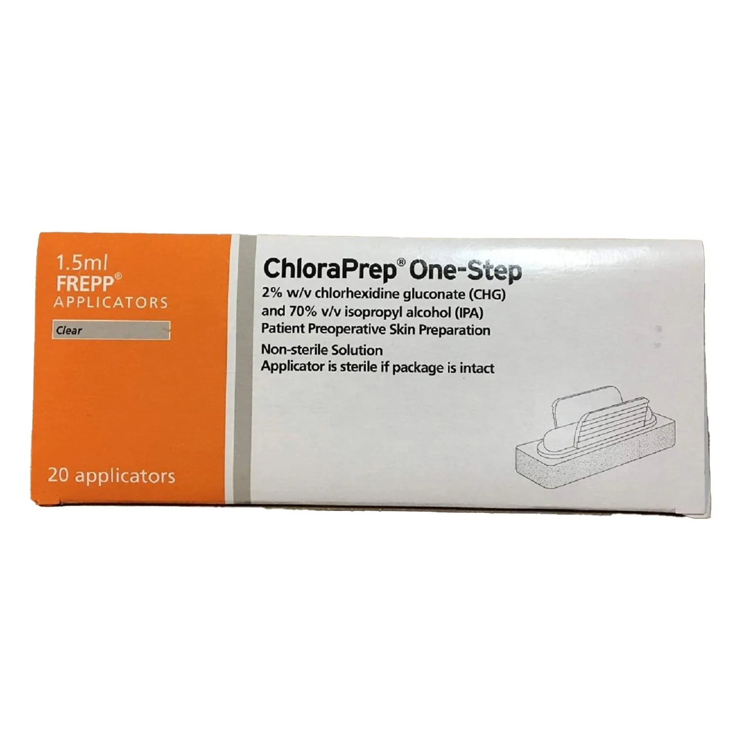 ChloraPrep Frepp Applicator | 1.5ml | Pack of 20