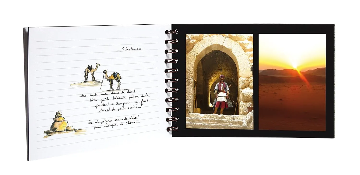 Clairefontaine Age Bag Travel Album Visual Diary A4 Red