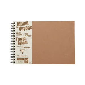 Clairefontaine Age Bag Travel Album Visual Diary A4 Tobacco