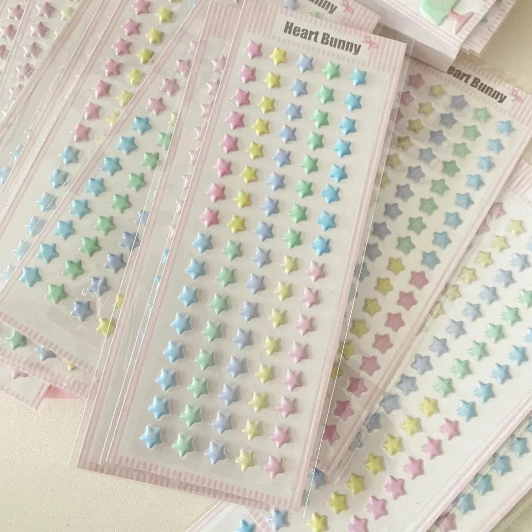 Colorful Star 3D DIY Decoration Stickers