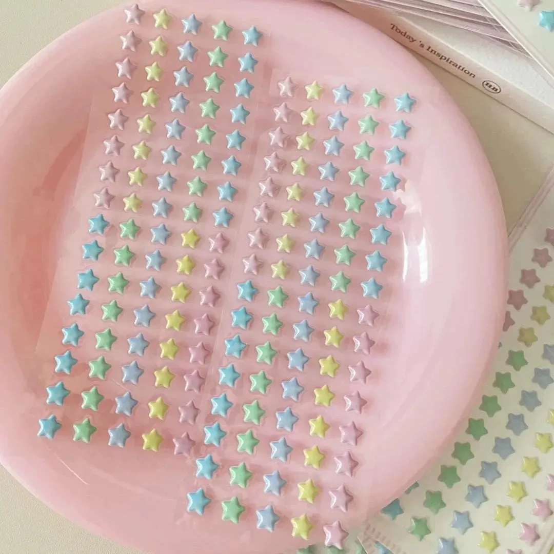 Colorful Star 3D DIY Decoration Stickers