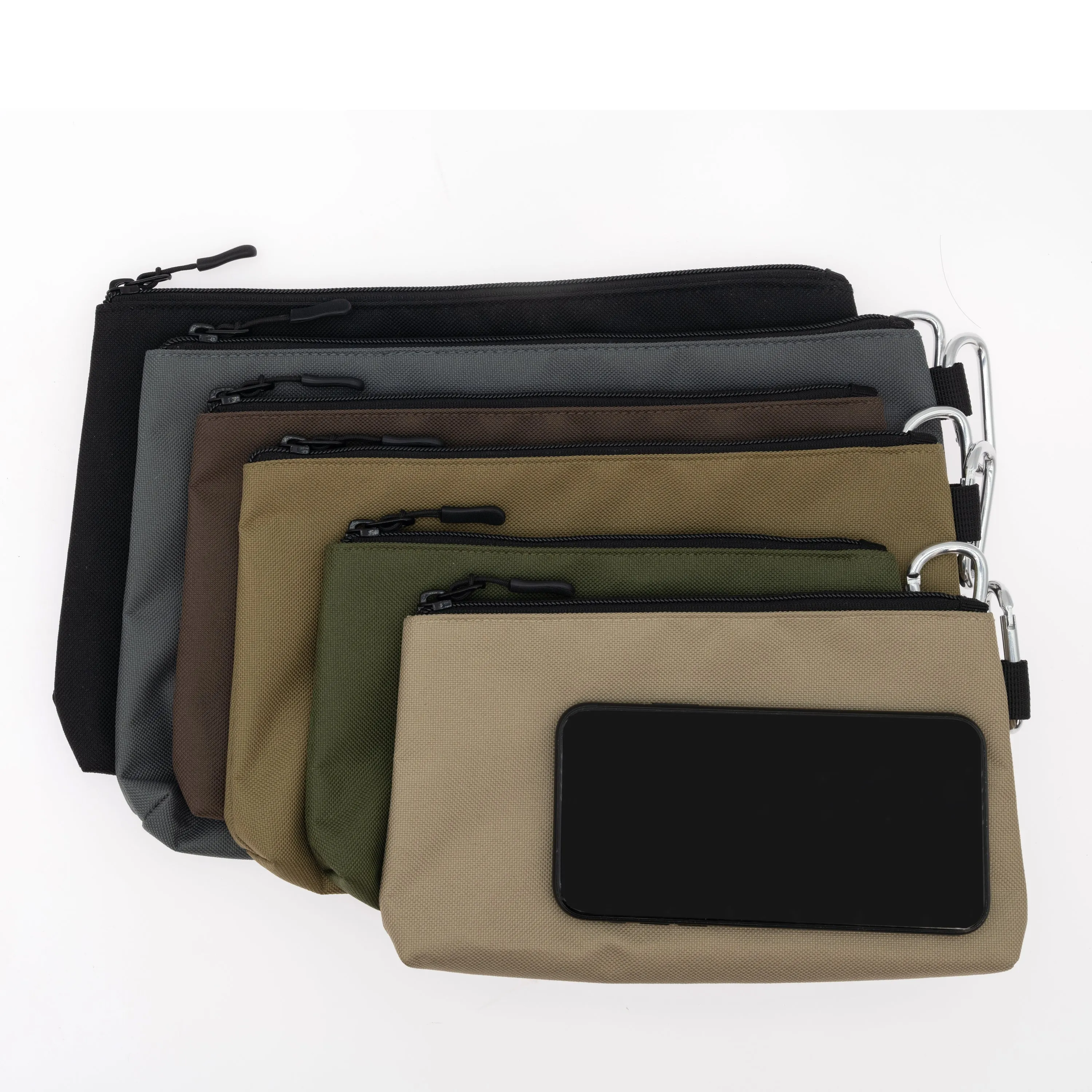 Coreflex 6pack Multi size premium Tool Pouch Zipper Bag, Multipurpose Storage pouch.