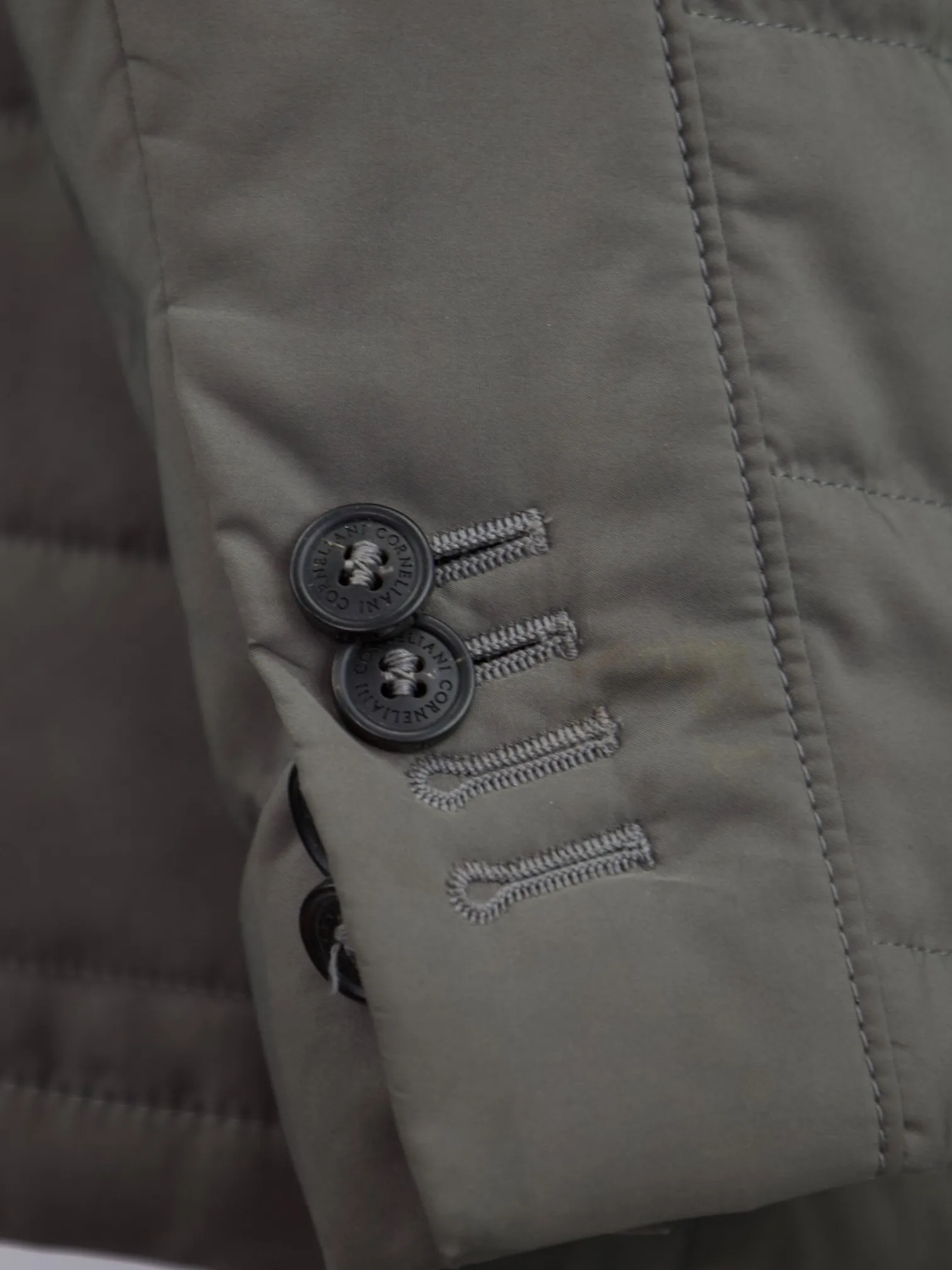 Corneliani Taupe Water-Repellent "Milestones" Vespa Jacket