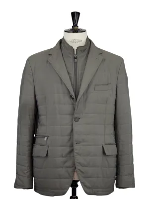 Corneliani Taupe Water-Repellent "Milestones" Vespa Jacket
