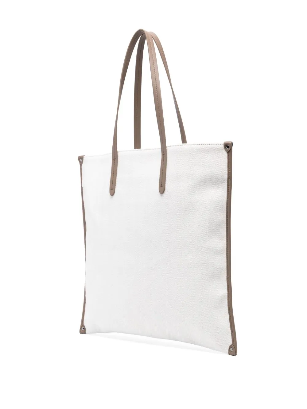 Cotton and linen tote bag