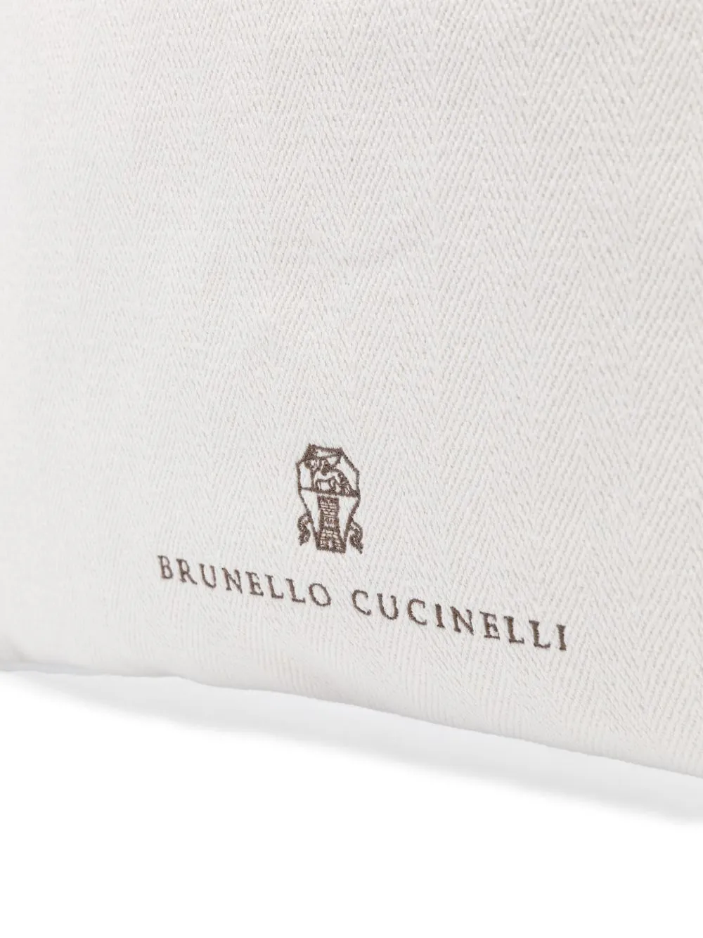 Cotton and linen tote bag