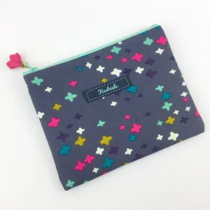 Criss Cross Small Clutch, Small makeup bag.