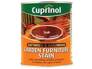 Cuprinol Softwood & Hardwood Garden Furniture Stain Teak 750Ml