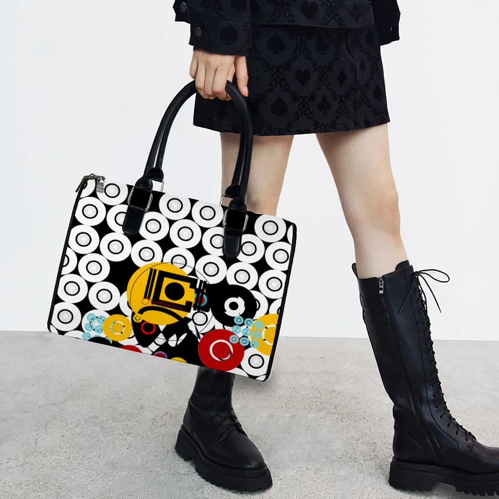 Custom Bags PU Leather Duffel Bags Travel Bags 12.2''x7.4''