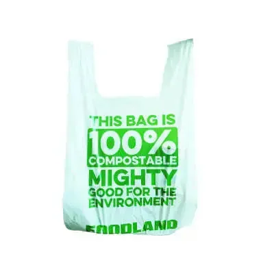 Custom Packaging 100% Sustainable, Compostable Biodegradable Shopping Bags, produce bags and packaging