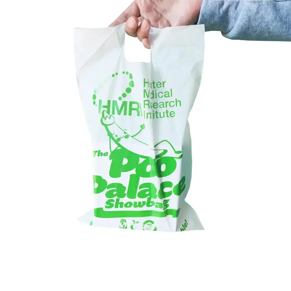 Custom Packaging 100% Sustainable, Compostable Biodegradable Shopping Bags, produce bags and packaging