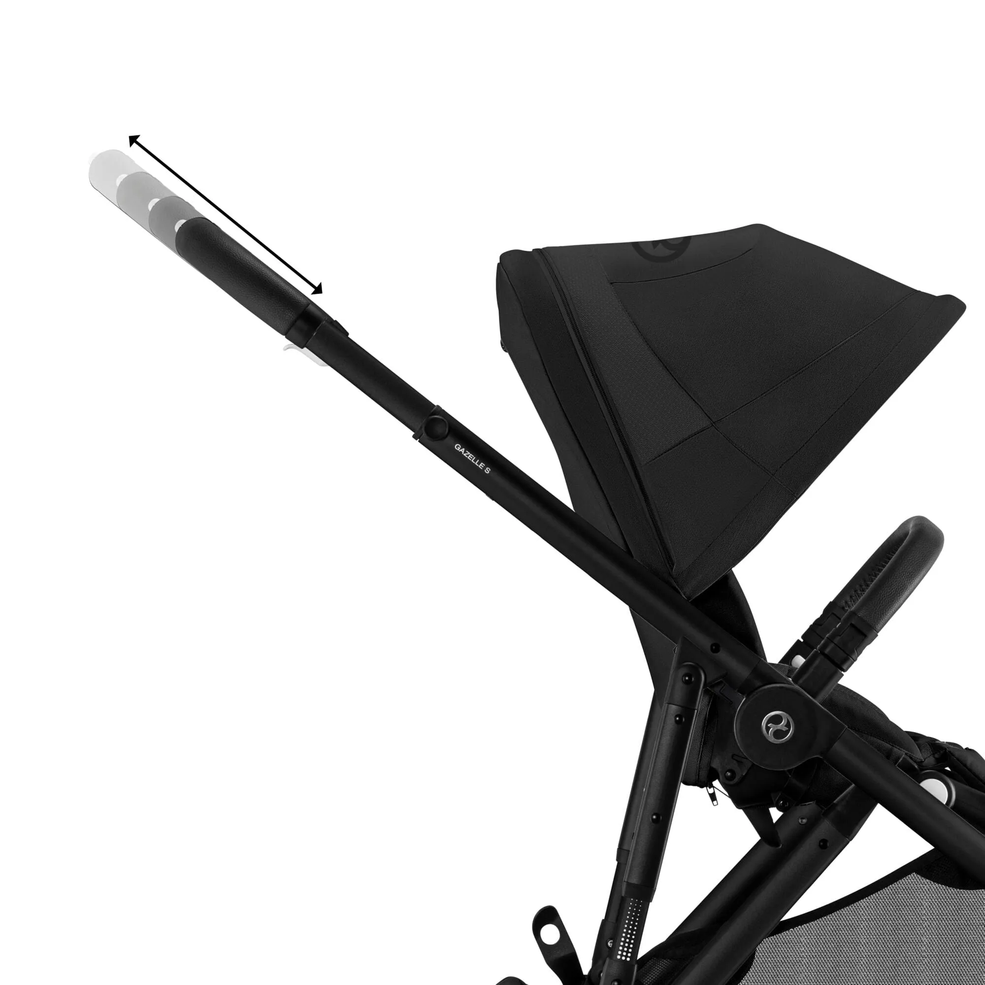 Cybex Gazelle S Pushchair - Black / Moon Black