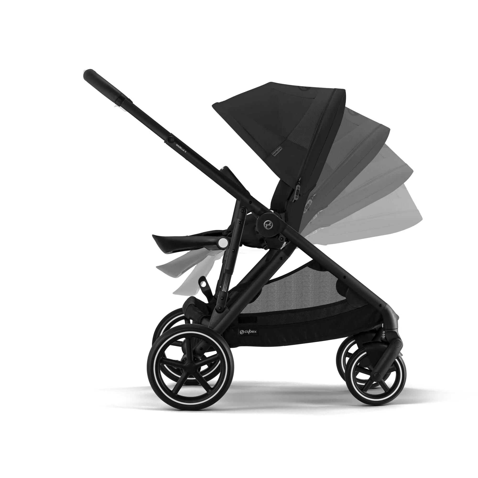 Cybex Gazelle S Pushchair - Black / Moon Black