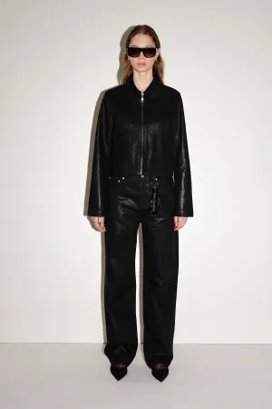 Dalia Coated Denim - Black