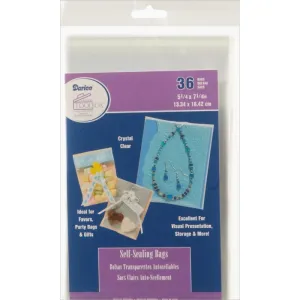 Darice Craft Designer - Self-Sealing Bags