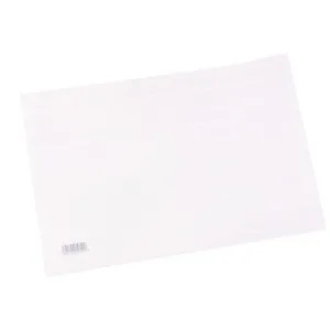 Deli PP Smoky Clear Zip Bags A4 Pack of 10 E5523